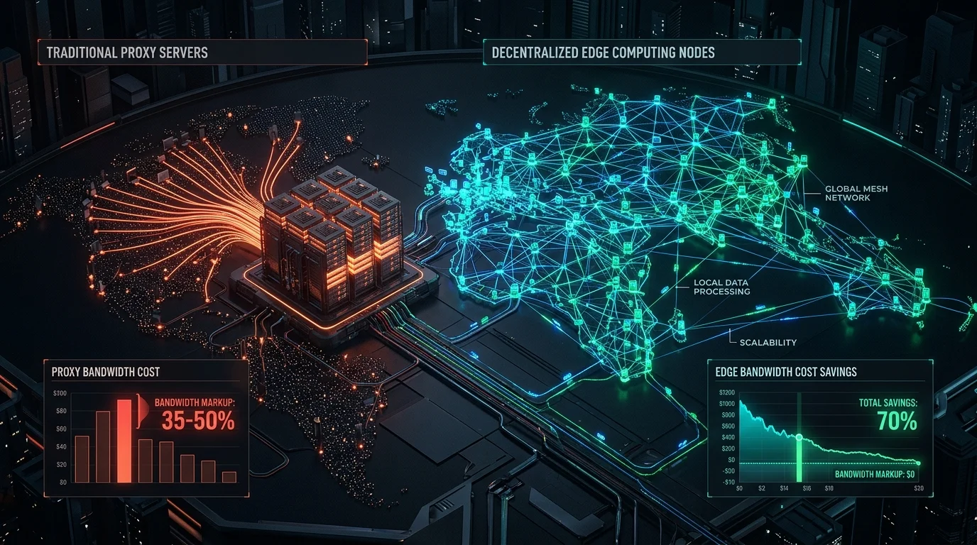 Decentralized Nodes vs Residential Proxies: The Complete Cost & Architecture Guide (2026) Decentralized Nodes vs Residential Proxies: The Complete Cost & Architecture Guide (2026)